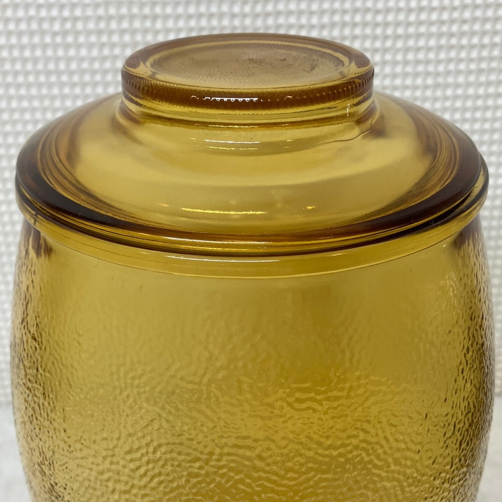 Bartlett Collins amber cookie jar - Picture 3 of 7